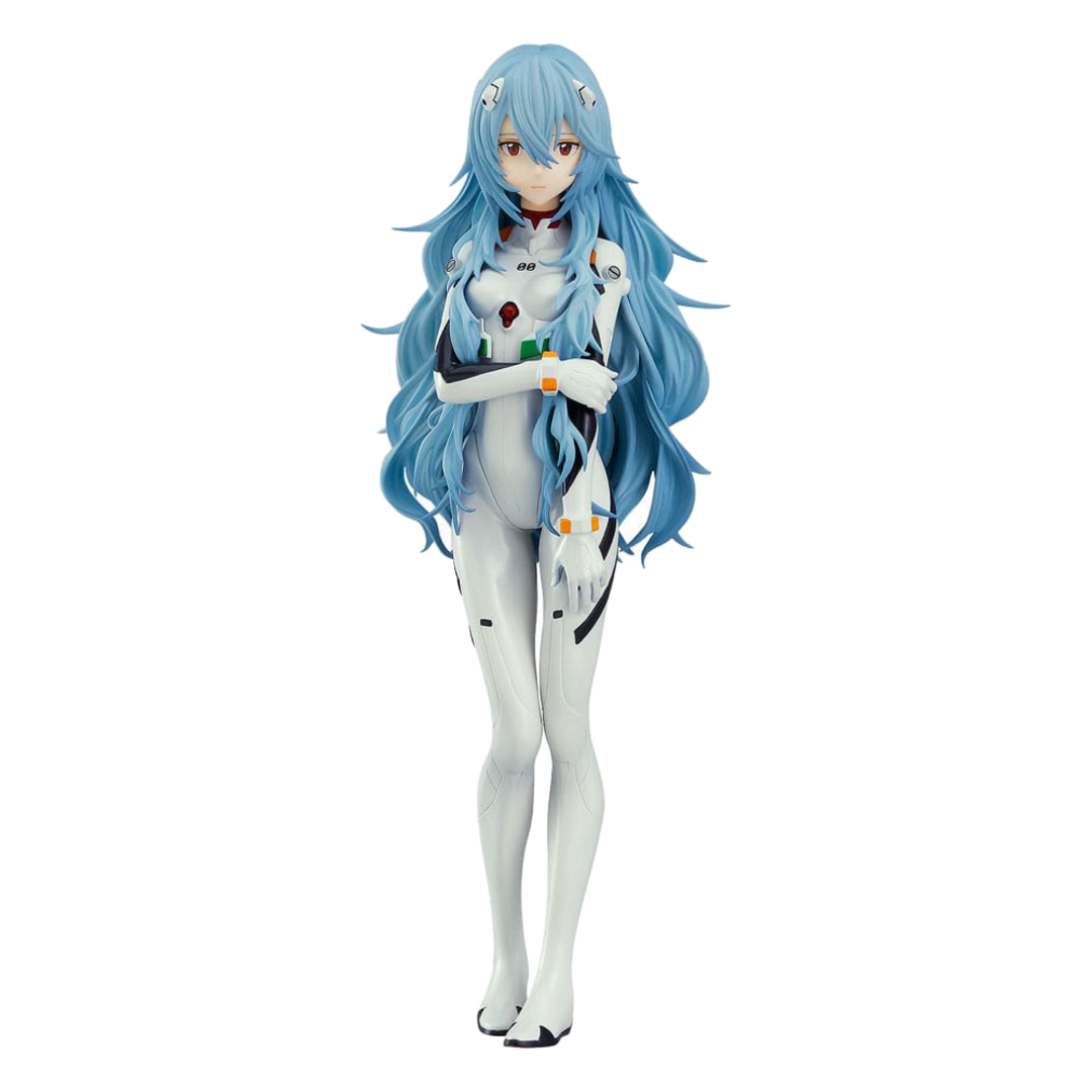 Figura rei ayanami pelo largo rebuild of evangelion pop up parade