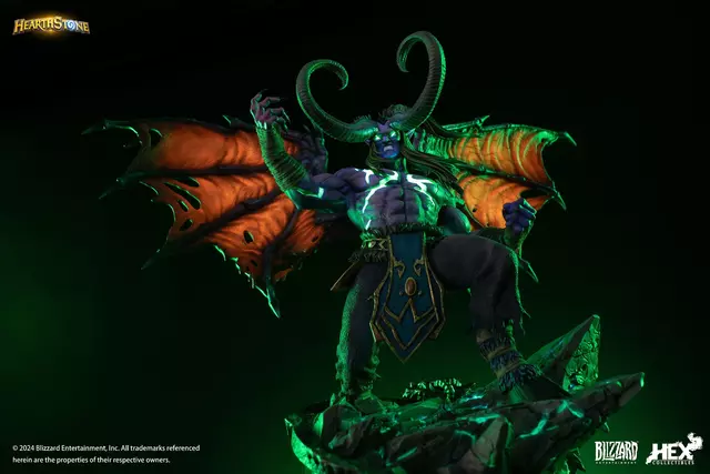 Reservar Estatua Illidan Stormrage Hearthstone 1/10 HEX Collectibles Estatuas Estándar