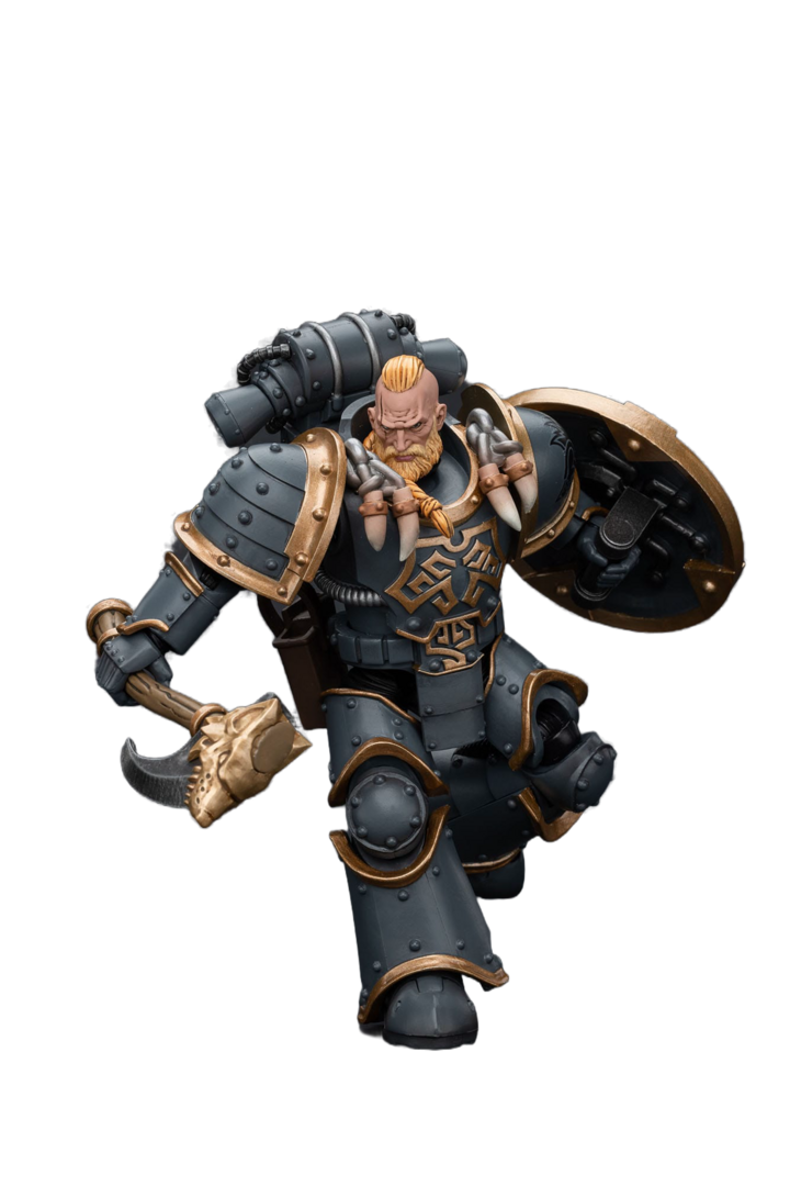 Figura ejecutor gris de los spaces wolves - warhammer 30k the horus heresy joytoy