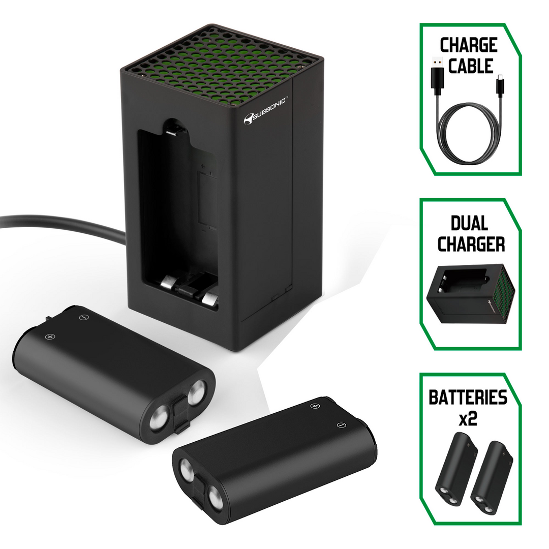 Subsonic xbox dual power pack