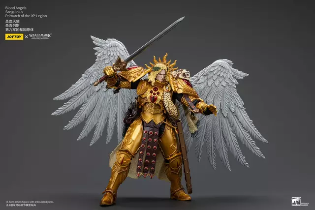 Reservar Figura Primarca Sanguinius de la IXª Legión "Blood Angels" - Warhammer 30K The Horus Heresy JoyToy Figuras Estándar