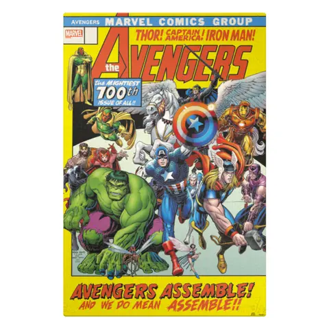 Comprar Puzzle 750 Piezas Marvel Comics Retro En Lata 