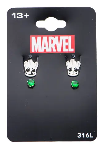 Comprar Set Pendientes Marvel Guardianes De La Galaxia Groot Cara 