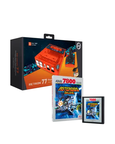 Consola Retron 77 Amber Para Atari 2600 + Asteroids Deluxe