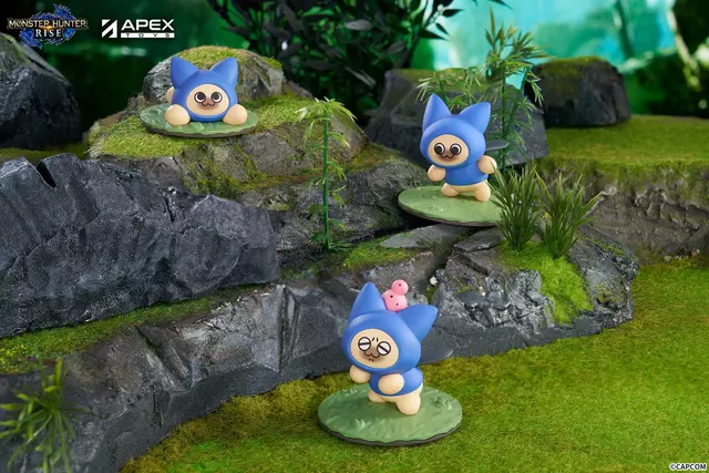 Reservar Pack 6 Figuras Felyne Cat Monster Hunter Rise Apex Innovation Estatuas Estándar