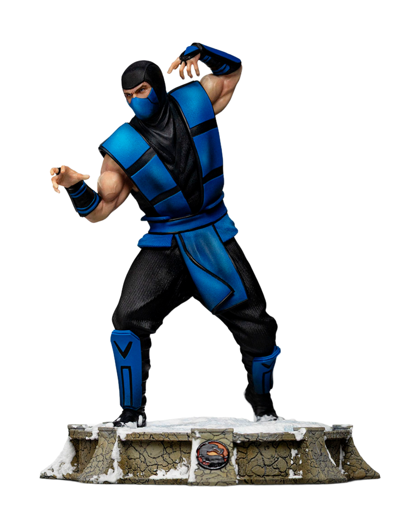 Estatua sub-zero mortal kombat 1/10 iron studios 21 cm
