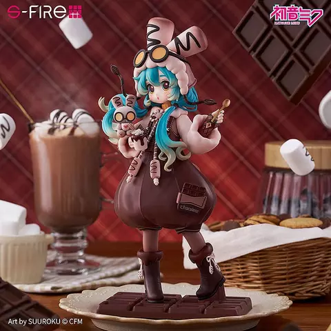Reservar Figura Hatsune Miku Character Vocal Series 01 Marshmallow Hot Cocoa Sega Figuras Estándar
