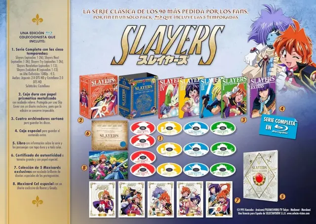 Reservar Slayers Edición Deluxe Coleccionista Blu-ray