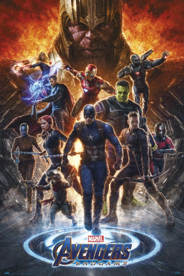 Poster marvel los vengadores: endgame 2