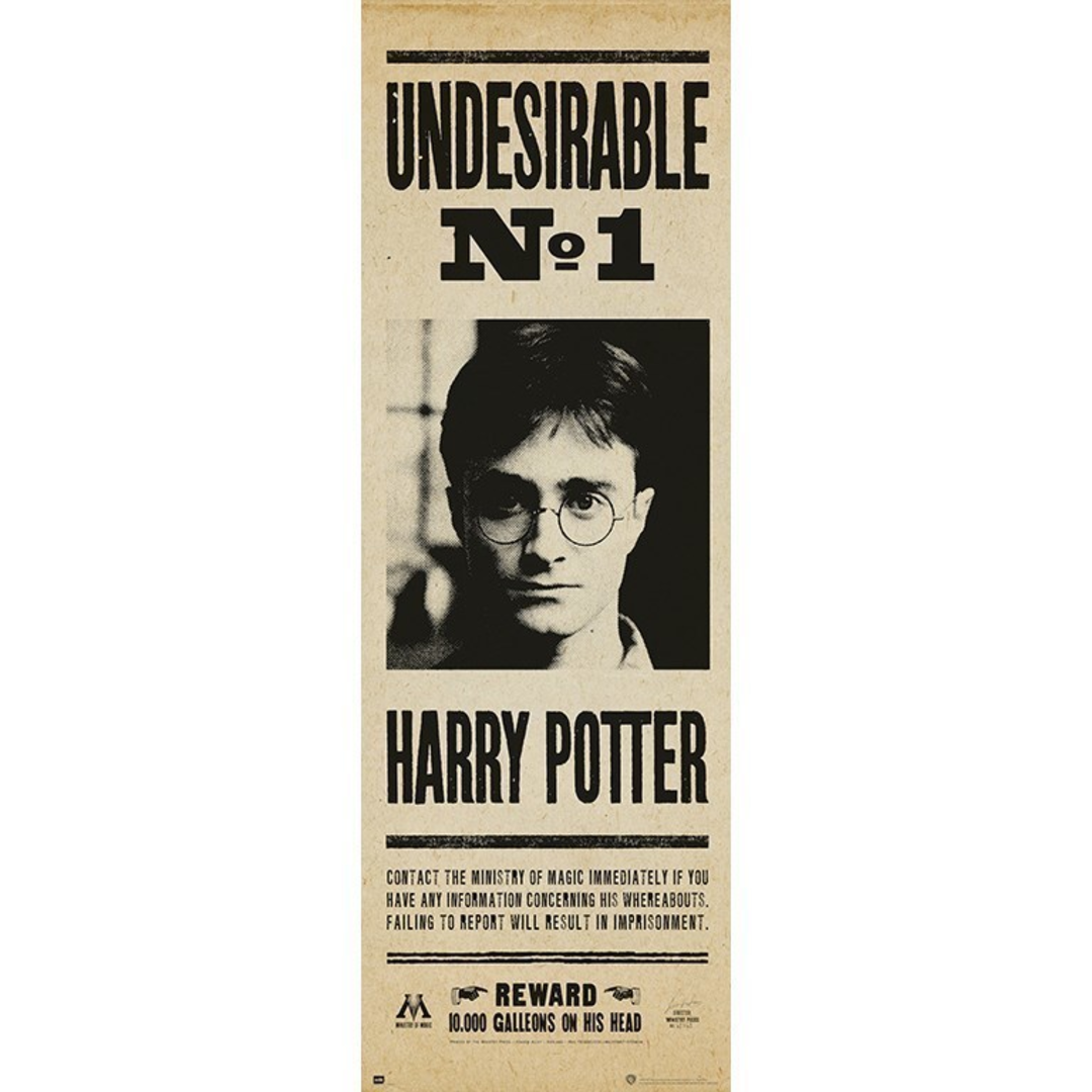 Poster puerta harry potter undesirable n§1