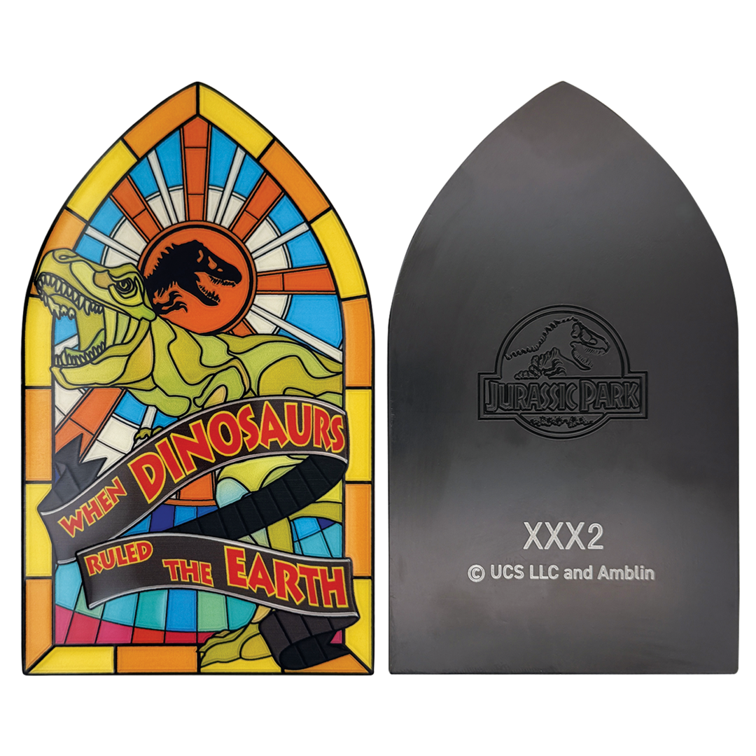 Lingote jurassic park stained glass style edición limitada fanattik