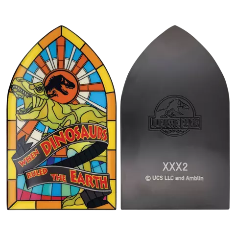 Lingote Jurassic Park Stained Glass Style Edición Limitada Fanattik