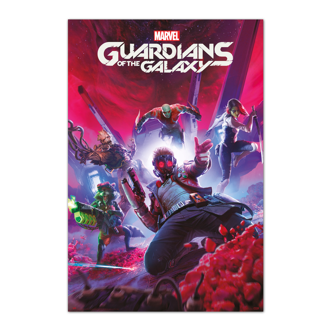Grupo Erik Póster Marvel Games Guardianes de la Galaxia - Lamina decorativa Guardianes de la Galaxia/Póster Producto con licencia oficial