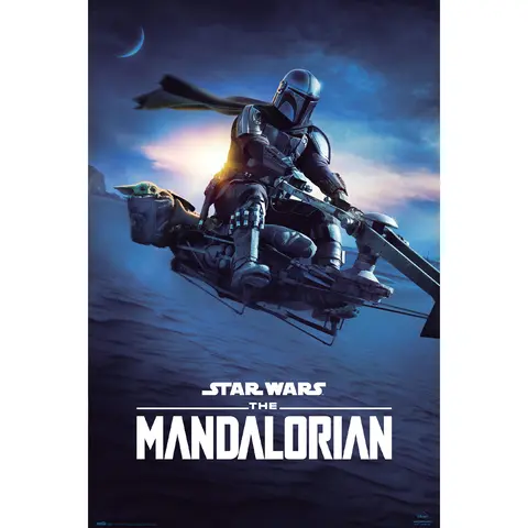 Comprar Poster Star Wars The Mandalorian Speeder Bike 2 