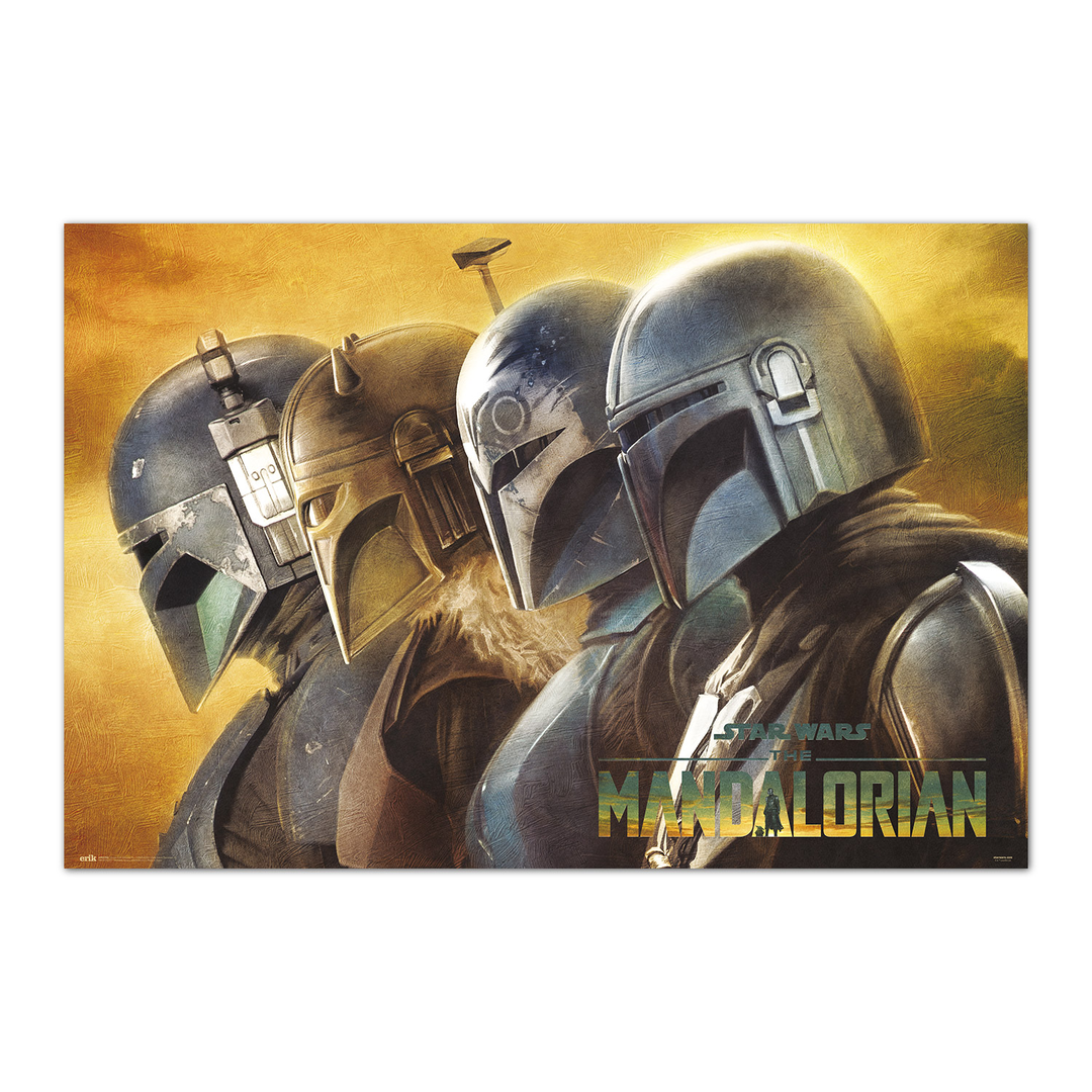 Poster star wars the mandalorian - mandalorians