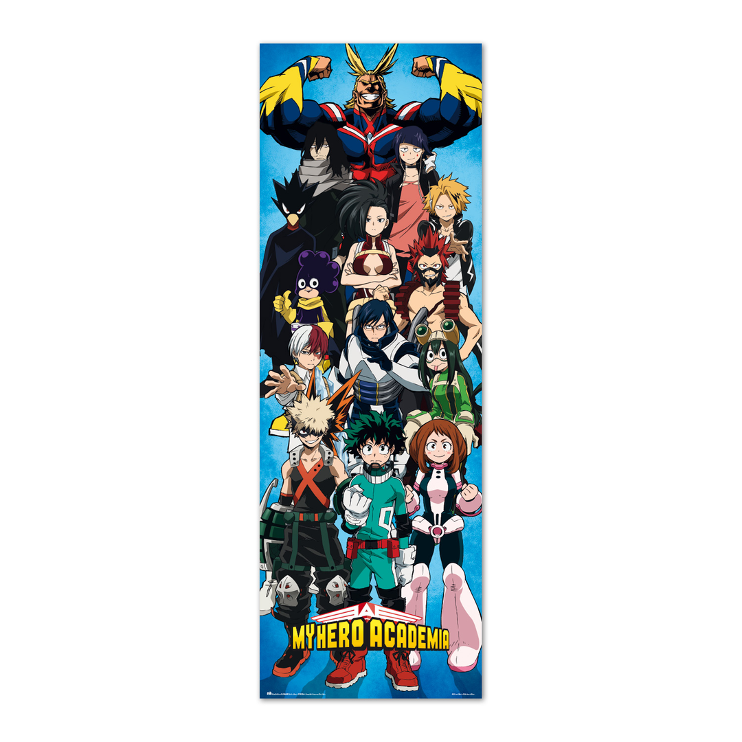 Grupo Erik My Hero Academia Póster - 20.8 x 62.2 pulgadas / 53 x 158 cm - Se envía enrollado - Pósteres geniales - Póster artístico - Pósters e impresiones - Pósteres de puerta