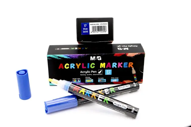 Comprar Set Rotuladores Pintura Acrilica Azul 17 S600 