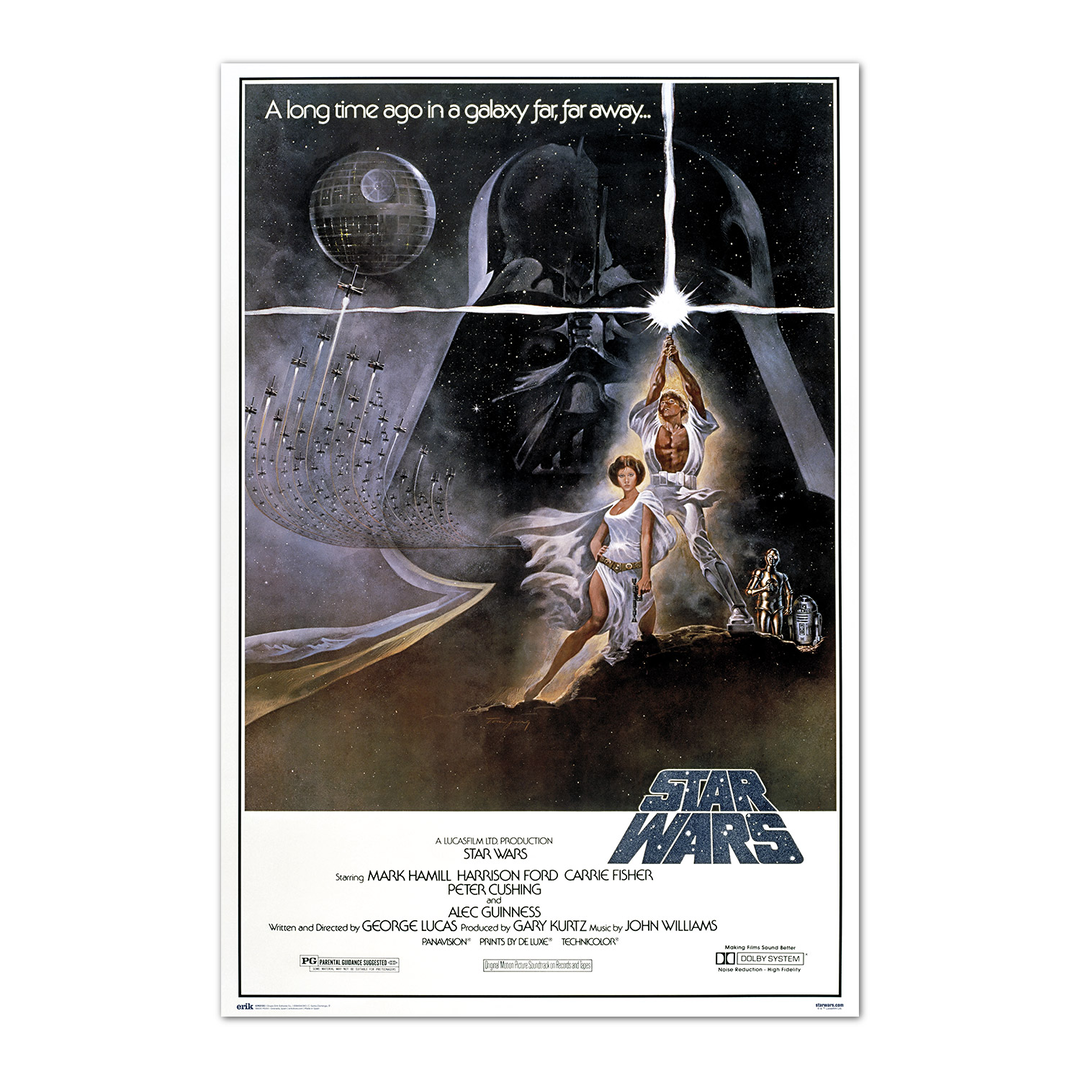 Poster star wars classic la guerra de las galaxias cartel