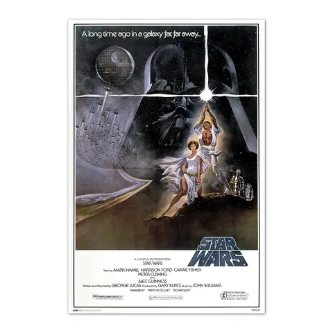 Comprar Poster Star Wars Classic La Guerra De Las Galaxias Cartel 