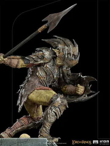 Comprar Figura Art Scale El Señor De Los Anillos Orco Con Armadura Figuras
