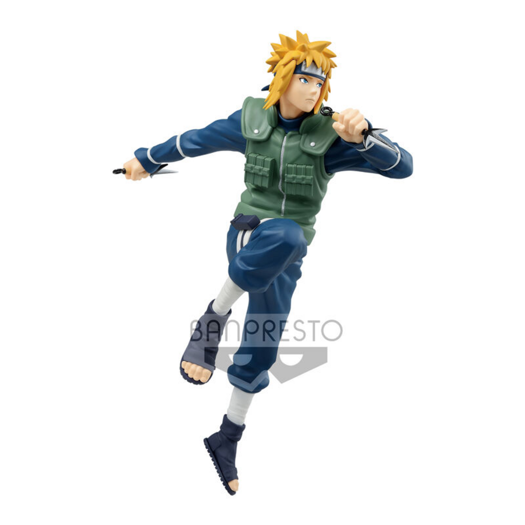 Banpresto BP18444 Figura de Acción Namikaze Minato Naruto Shippuden Vibration Stars 18 cm, Multicolor