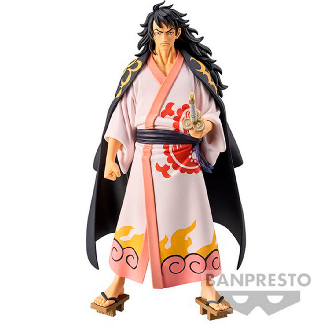 Banpresto Figura de Acción Extra Kouzuki Momonosuke - One Piece DXF The Grandline Series 17cm BP88812P Multicolor. Estatua Coleccionable de Piratas, Ideal para Fans del Anime.