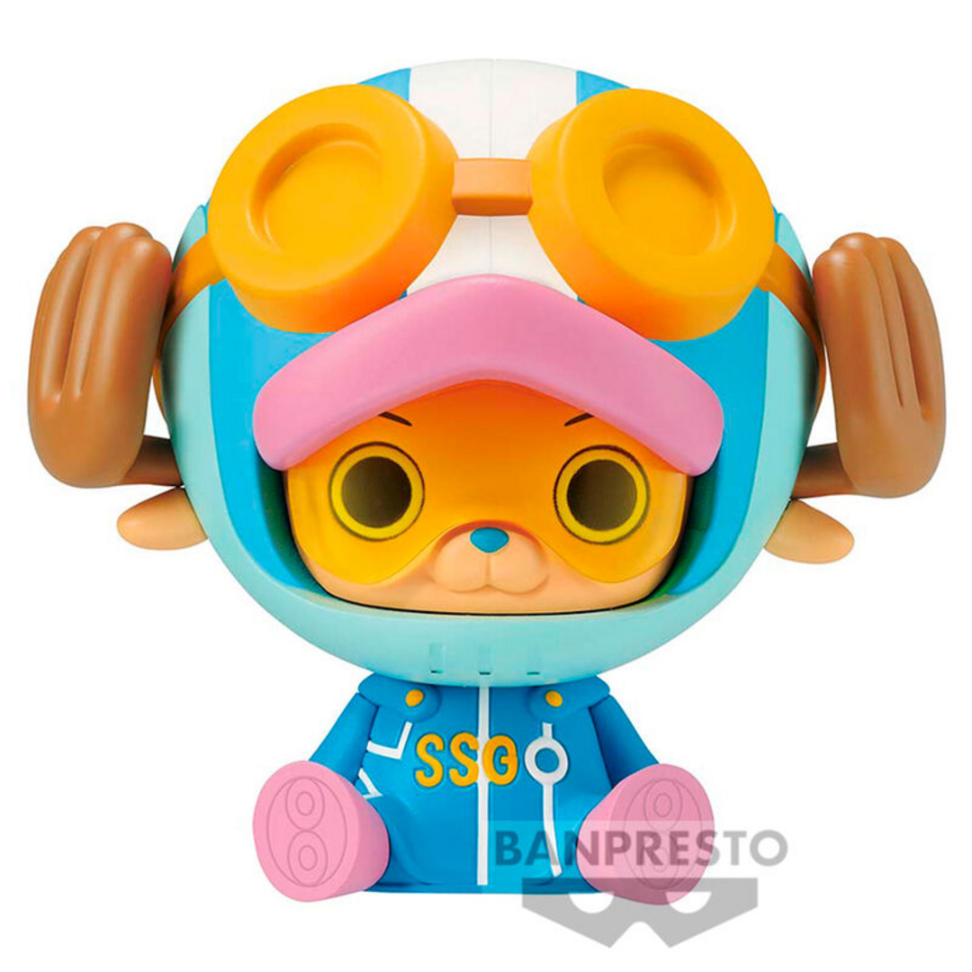 Banpresto BP89374P Figura de Accion Chopper One Piece, Sofvimates, Egghead Ver, 11 cm, Multicolor