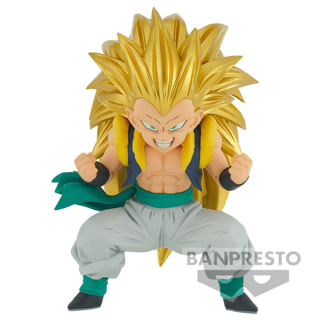 Banpresto BP88696P Figura de Acción Gotenks SS3 Dragon Ball Z, Blood of Saiyans Specialxvi, 9 cm, Multicolor