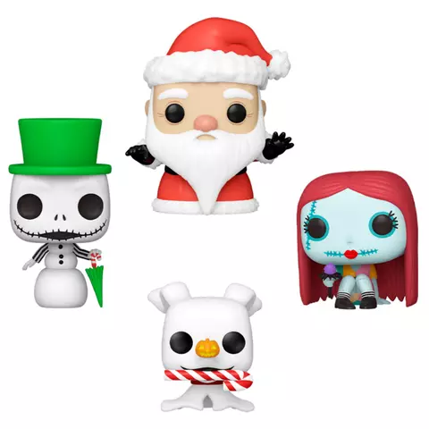 Comprar Arbol con 4 figuras Pocket POP Disney Pesadilla Antes de Navidad Holiday Exclusive Figuras Estándar