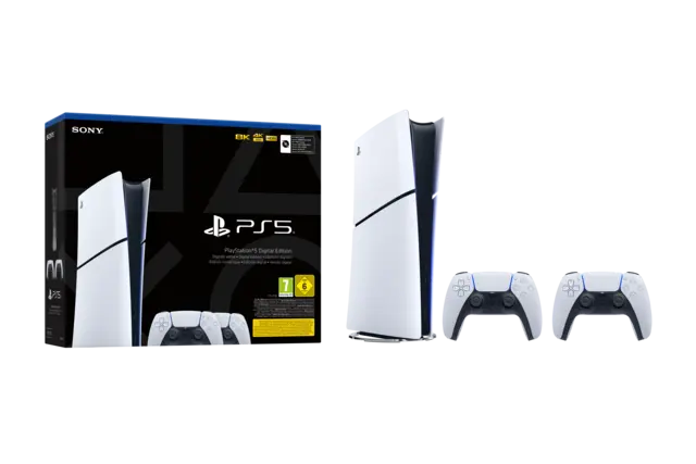Comprar Consola PS5 Modelo Slim + 2 Mandos DualSense PS5 Chassis D Digital