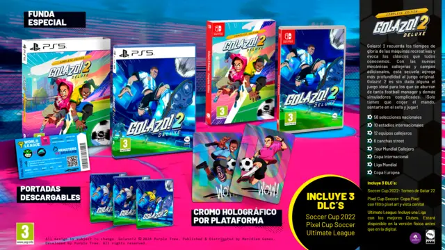 Comprar Golazo!2 Edición Deluxe Completa PS5 Deluxe