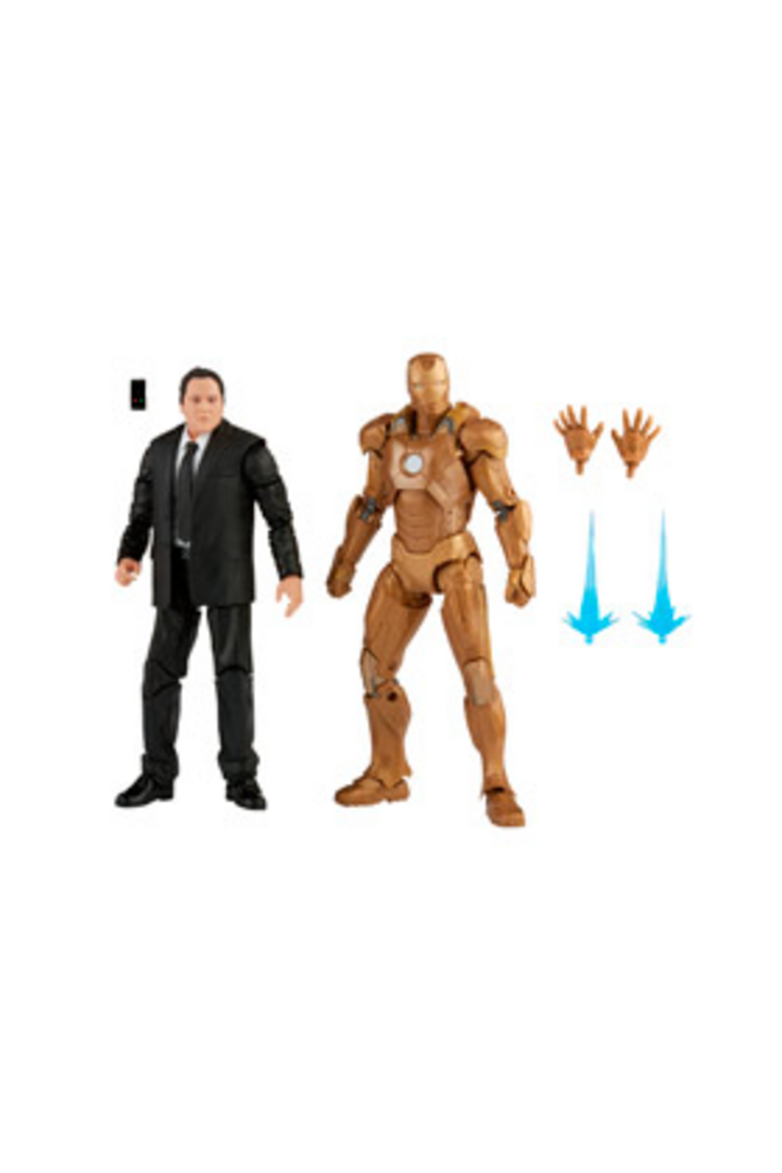 Happy Hogan & Iron Man Mark Xxi Figuras 15 cm Marvel Legends The Infinity Saga F01915L0
