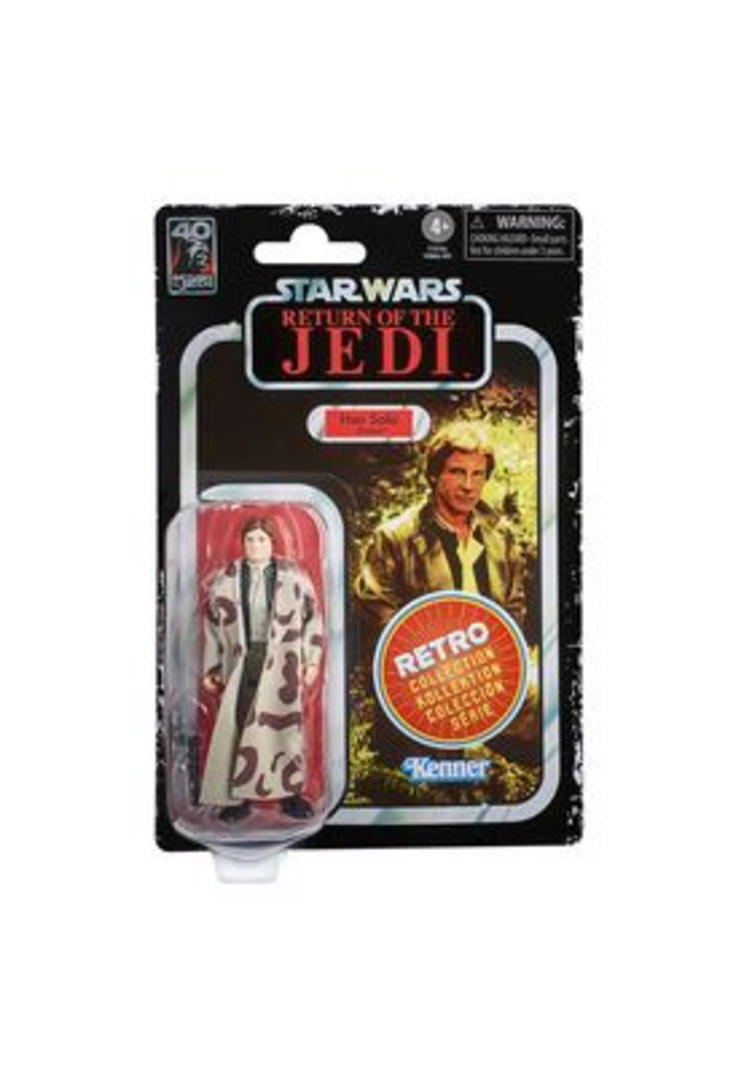 Han Solo Endor Fig 9,5 cm Sw Return Of The Jedi Star Wars Retro F72765X2