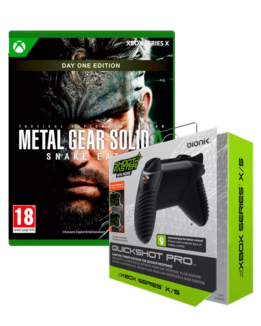 Metal Gear Solid Delta: Snake Eater Day One Edition + Bionik QuickShot Pro
