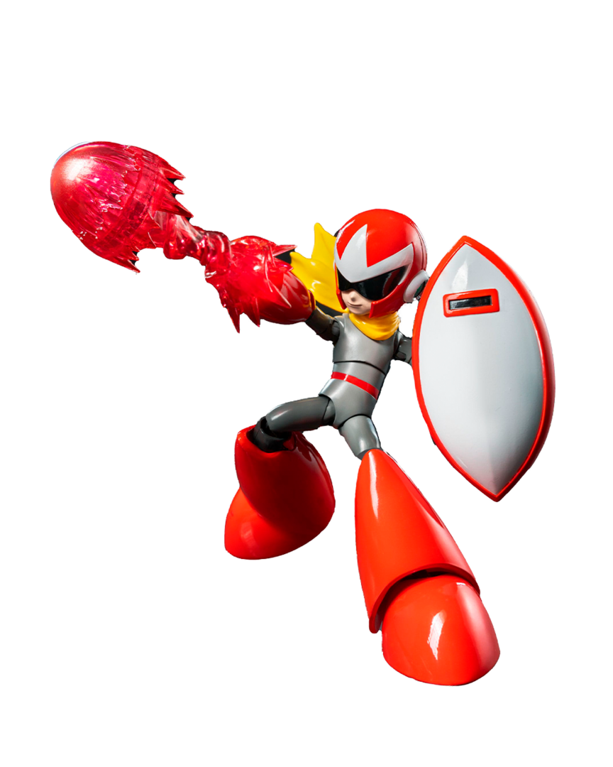 Figura proto man mega man mdlx threezero