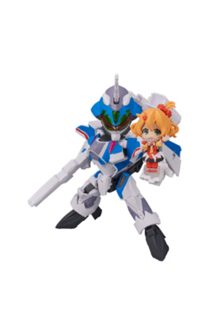 VF-31J Siegfried With Freyja Wion Fig 10 cm Macross Tiny Session