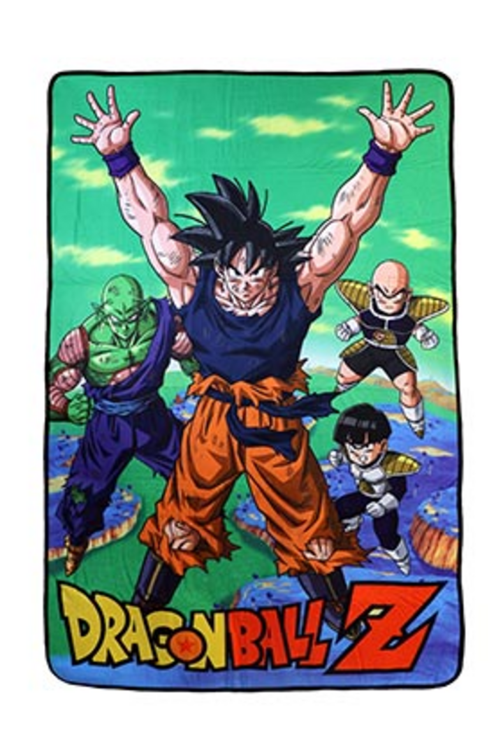 Personajes en namek dbz manta polar 100x150 cm dragon ball