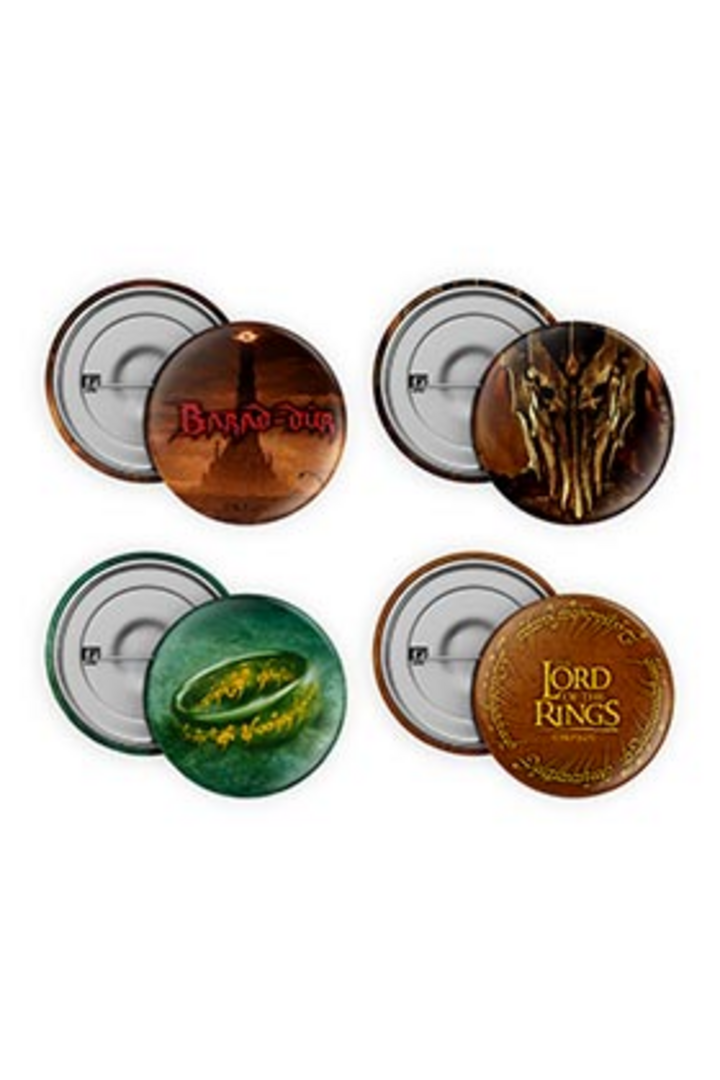 Set 4 pins el señor de los anillos