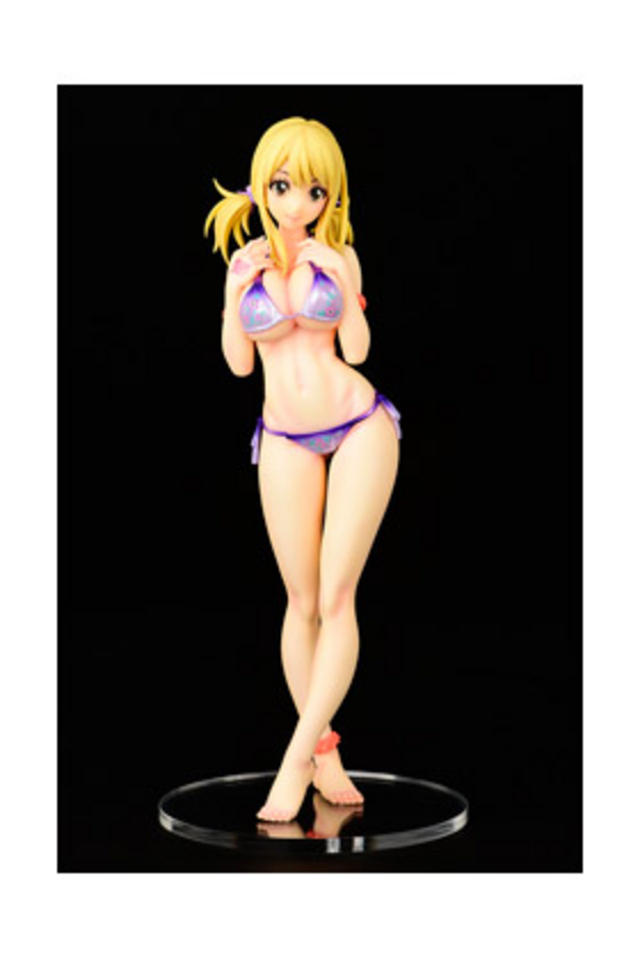Lucy Heartfilia Swimsuit Ver. Twin Tail Figura 28 cm Fairy Tail 1/6 Scale