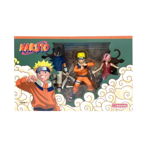 Pack 3 Figuras Naruto Naruto Shippouden Comansi