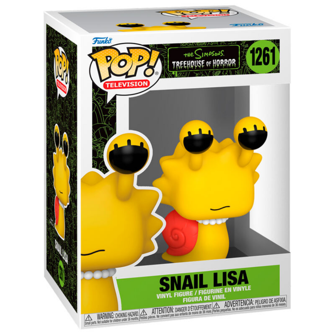 Funko Pop! TV: Simpsons S9- Snail Lisa Simpson - The Simpsons - Figura de Vinilo Coleccionable - Idea de Regalo- Mercancia Oficial - Juguetes para Niños y Adultos - TV Fans