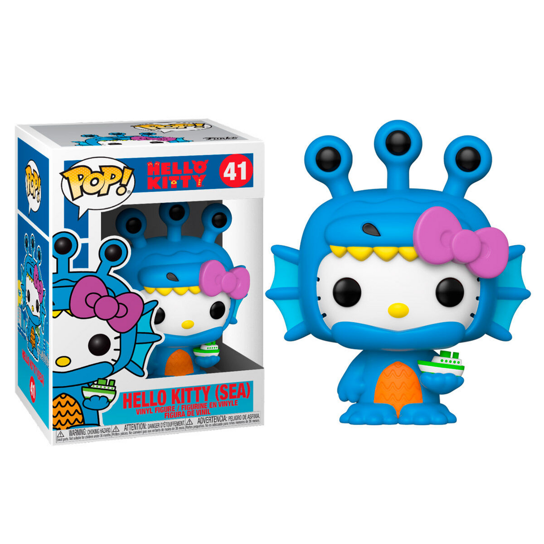 Funko Pop! Sanrio: Hello Kitty Sea Kaiju HK - Figura de Vinilo Coleccionable - Idea de Regalo- Mercancia Oficial - Juguetes para Niños y Adultos - Muñeco para Coleccionistas y Exposición