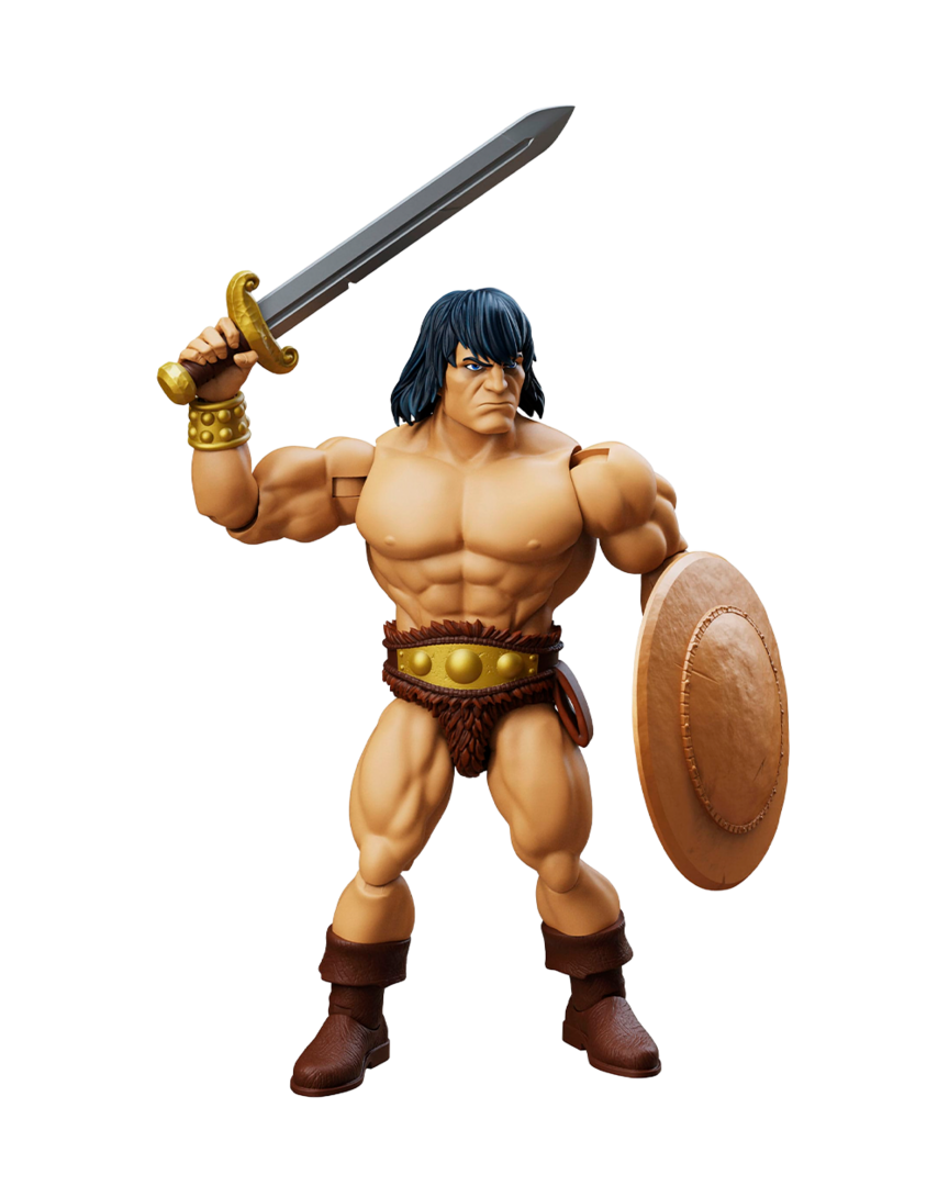 Figura conan el bárbaro immortal champions boss fight studio
