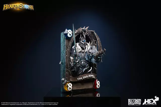 Reservar Figura Rey Exánime Hearthstone 3D Art Frame HEX Collectibles Figuras Estándar