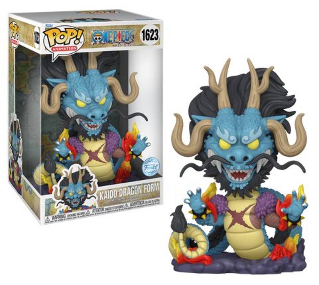 Funko Pop! Jumbo: One Piece - Kaido As Dragon - Collectable Vinyl Figure - Gift Idea - Official Merchandise - Toys for Kids & Adults - Anime Fans - Model Figure for Collectors and Display