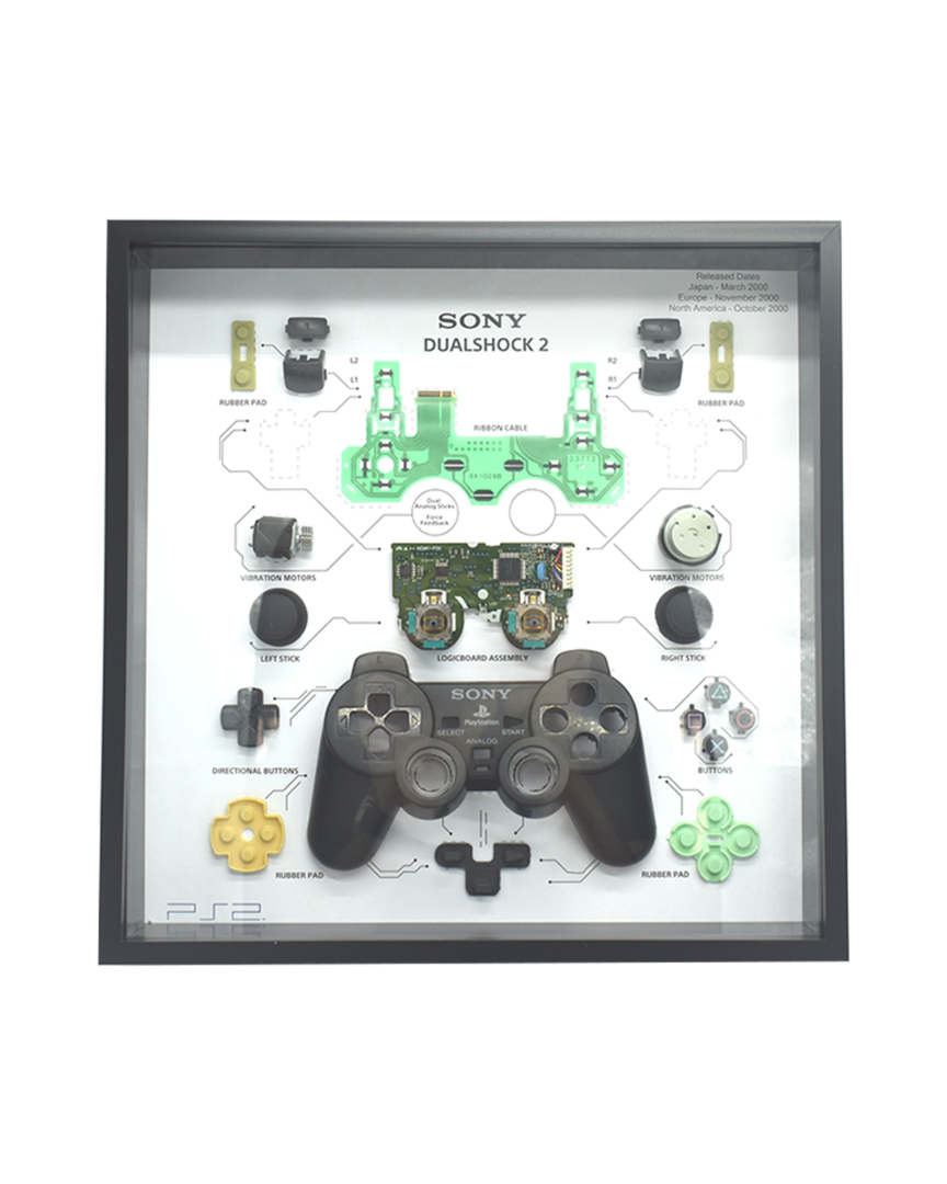 Marco mando sony ps2 dual shock 2 controller display