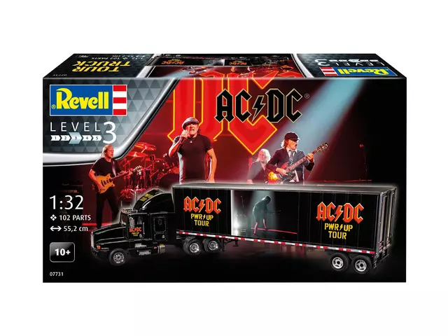 Reservar Model Kit AC/DC Camión y Trailer Tour Revell Réplicas