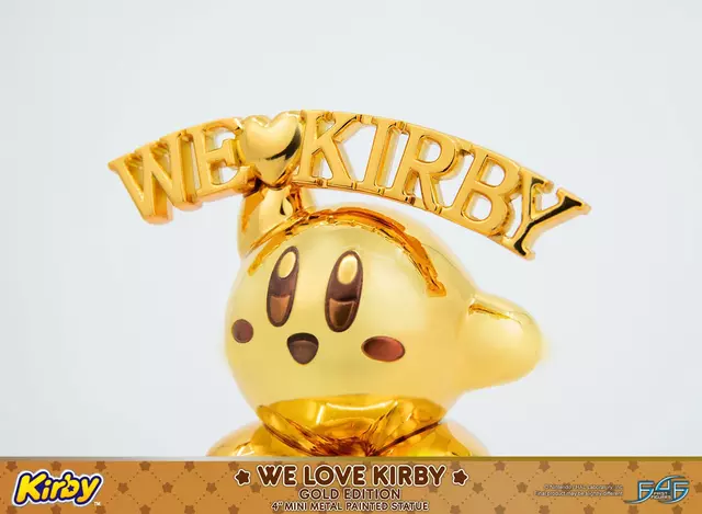 Reservar Figura Metálica Kirby We Love Kirby Edición Oro First 4 Figures Figuras