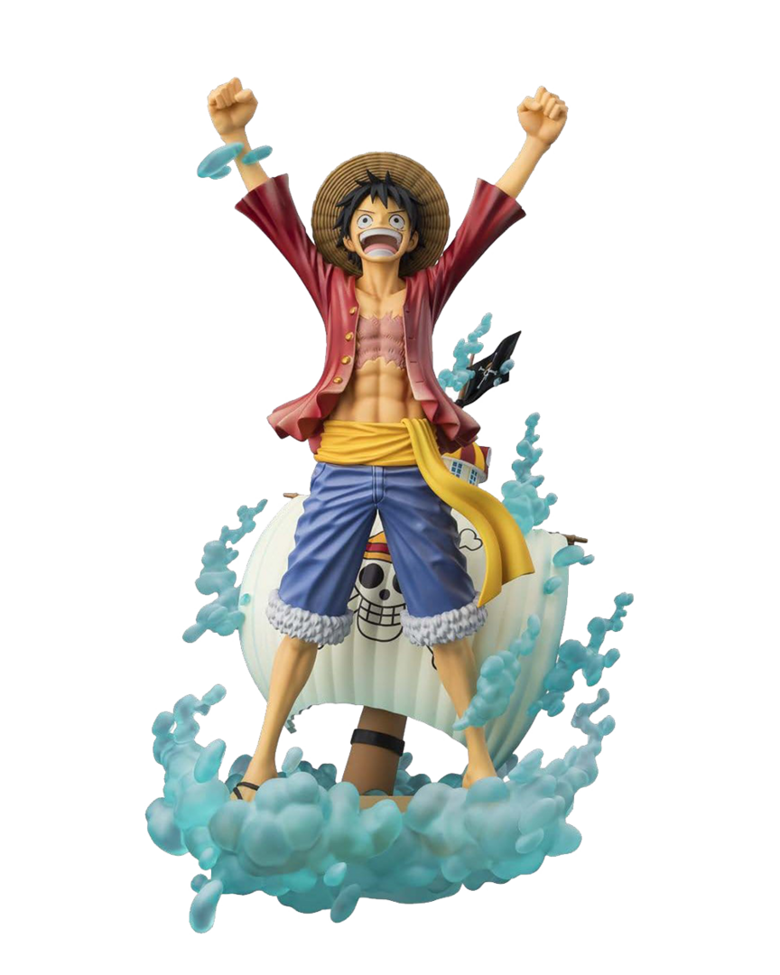 Figura monkey d. luffy setting out for the new world one piece figuarts zero