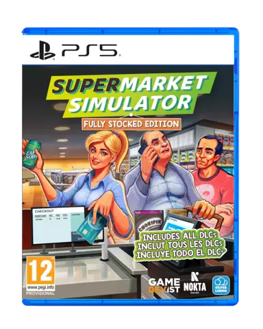 Carátula de Supermarket Simulator-Fully stoked EDITION para PS5 (edición PAL España)